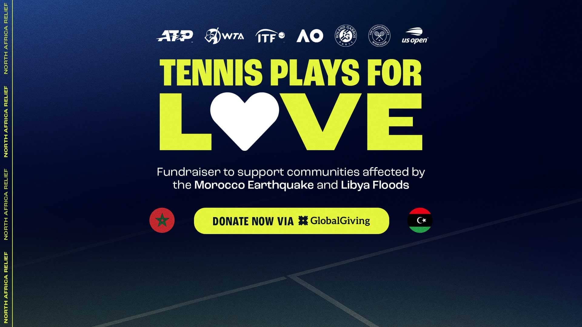 Tennis Uniting To Support Those Affected By Moroccan Earthquake, Libyan Floods
